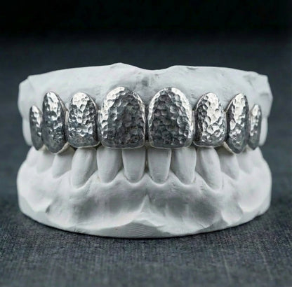 Grillz Texturé Complet 8/16 Dents sur Mesure