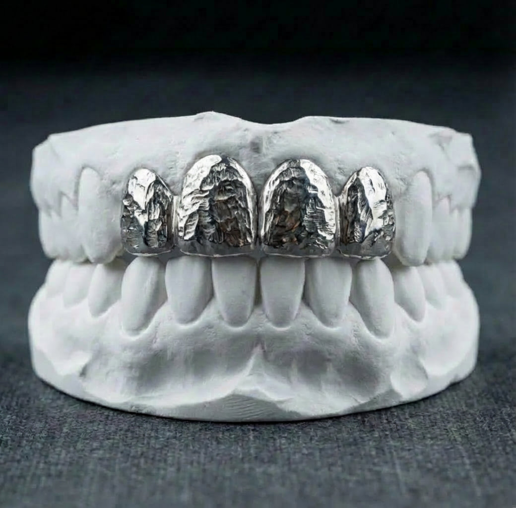 Grillz Dent avec Texture Sur Mesure
