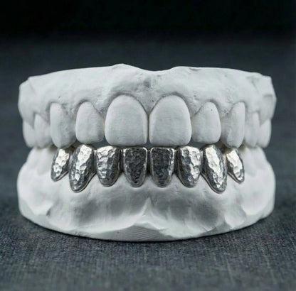 Grillz Texturé Complet 8/16 Dents sur Mesure
