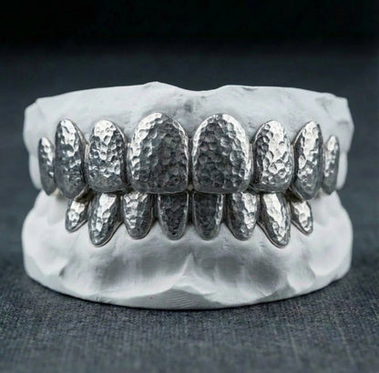 Grillz Texturé Complet 8/16 Dents sur Mesure