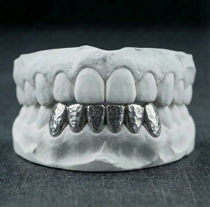 Grillz Texturé Complet 6/12 Dents sur Mesure