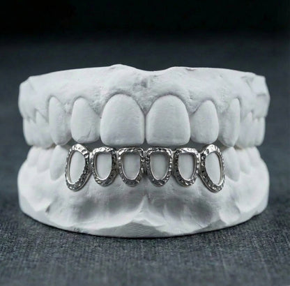 Grillz Texturé Complet 6/12 Dents sur Mesure