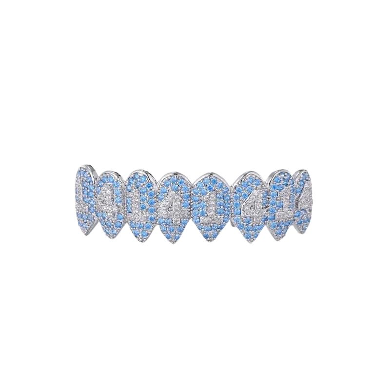 Grillz Bleu Argenté | Urban Grillz