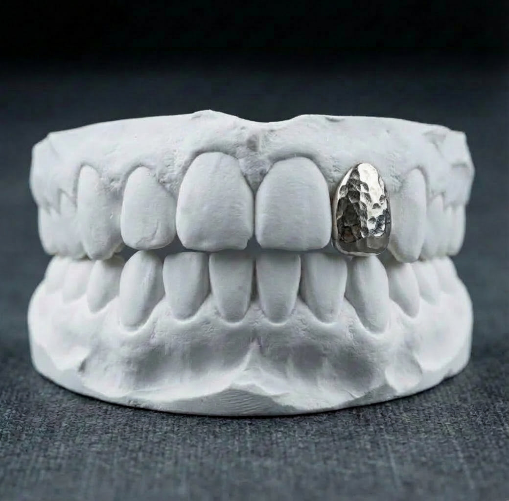 Grillz Dent avec Texture Sur Mesure