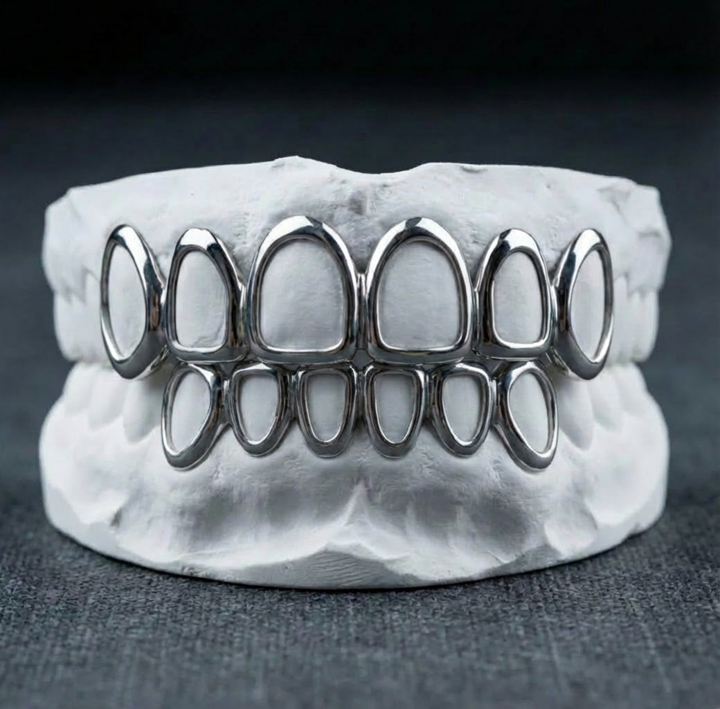 Grillz Open Complet 12 Dents sur Mesure