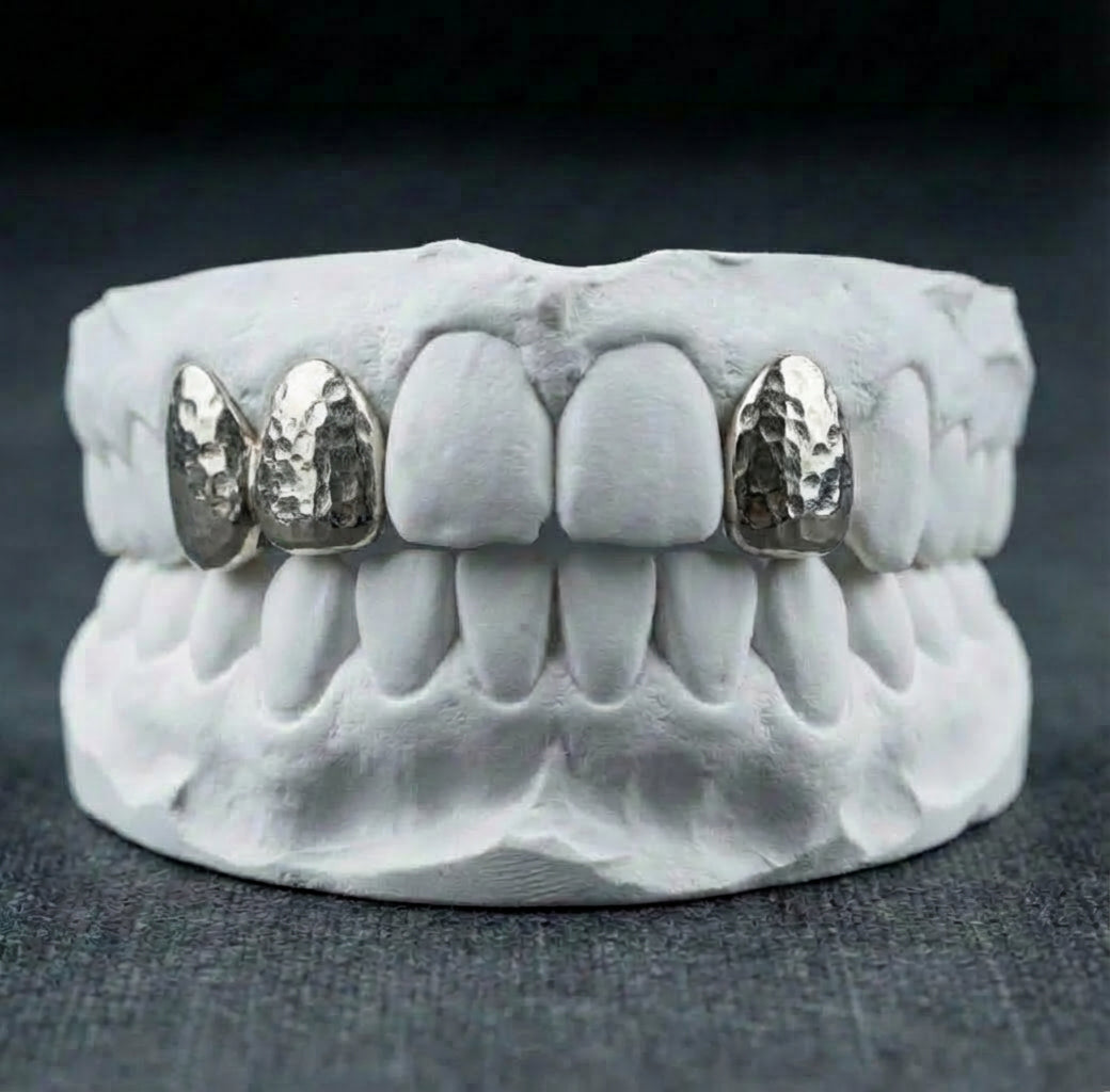 Grillz Dent avec Texture Sur Mesure